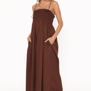 Josie Maxi Dress - Brown