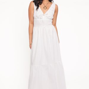 Kayden Maxi Dress - White