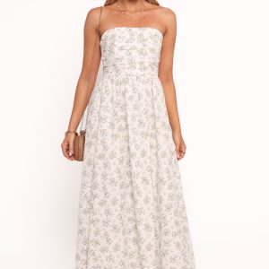 Kayt Strapless Dress - Floral