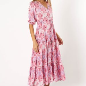 Kelda Dress - Pink/Purple