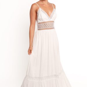 Kiran Maxi Dress - White