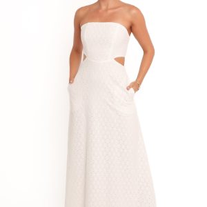 Laura Midi Dress - White
