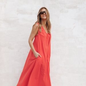 Laurita Maxi Dress - Red