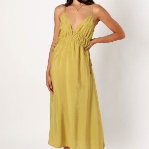Layton Midi Dress - Olive