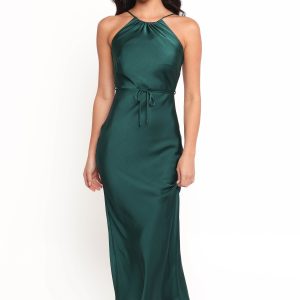 Liana Midi Dress - Emerald Green