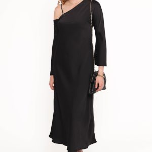 Lindra Maxi Dress - Black