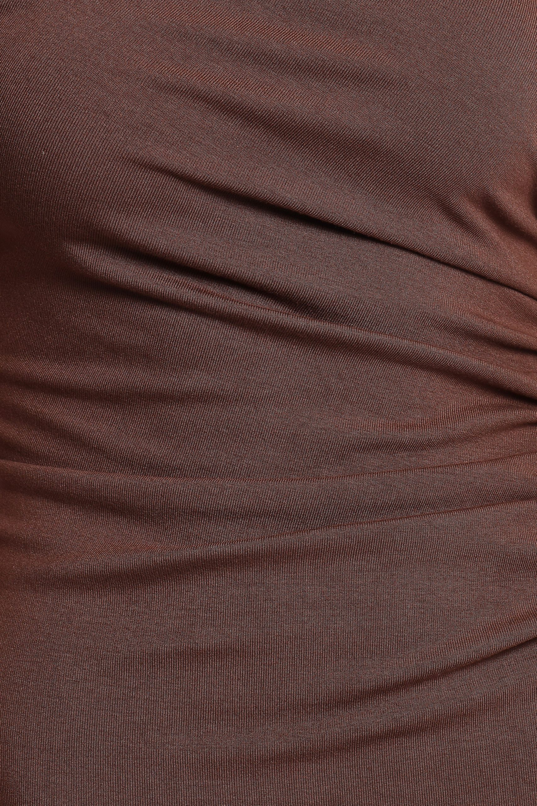 Lioren Midi Dress - Brown - Image 6