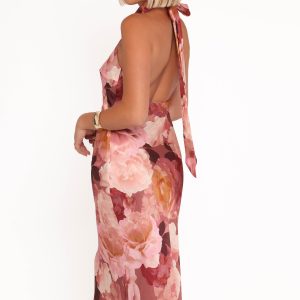 Lovett Maxi Halter Dress - Botanical Garden