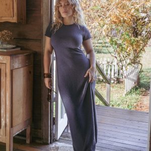 Lowell Knit Maxi Dress - Navy