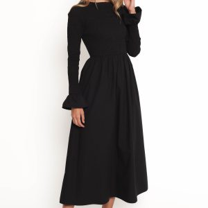 Mairead Maxi Dress - Black