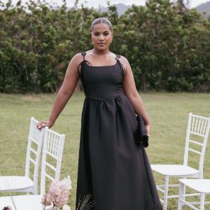 Marcelline Maxi Dress - Black