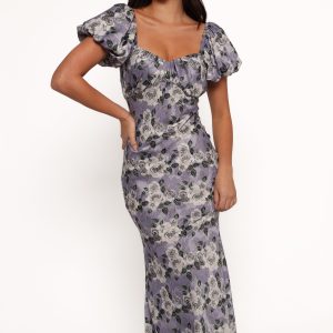 Marjorie Midi Dress - Lavender