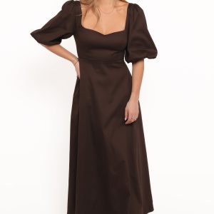 Merlena Maxi Dress - Chocolate