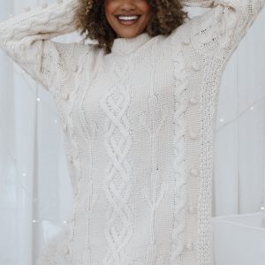 Mona Dress - Cream
