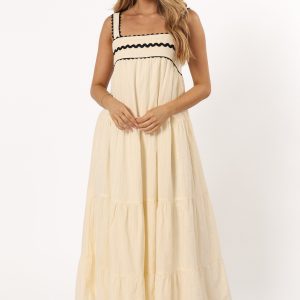 Monroe Midi Dress - Cream