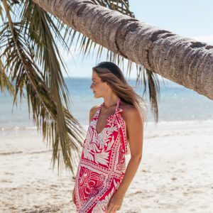 Nicoletta Mini Dress - Red
