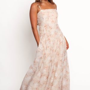 Petra Midi Dress - Cream