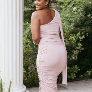 Reia Midi Dress - Pink