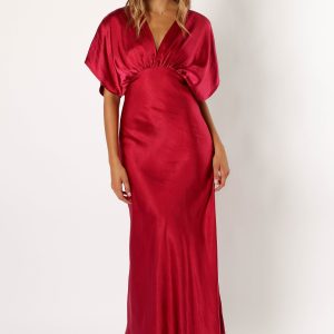 Ricki Maxi Dress - Ruby Wine