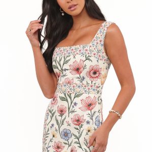 Rinna Mini Dress - Pastel Floral