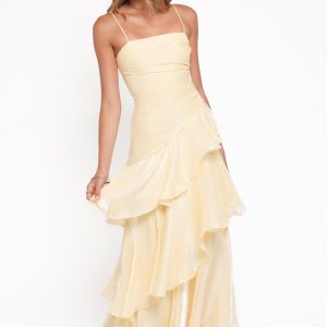 Rosalie Maxi Dress - Butter Yellow
