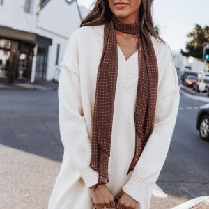 Sancia Knit Mini Dress - Cream