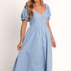 Serenade Midi Dress - Blue