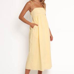 Simona Maxi Dress - Yellow