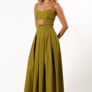 Skye Maxi Dress - Moss