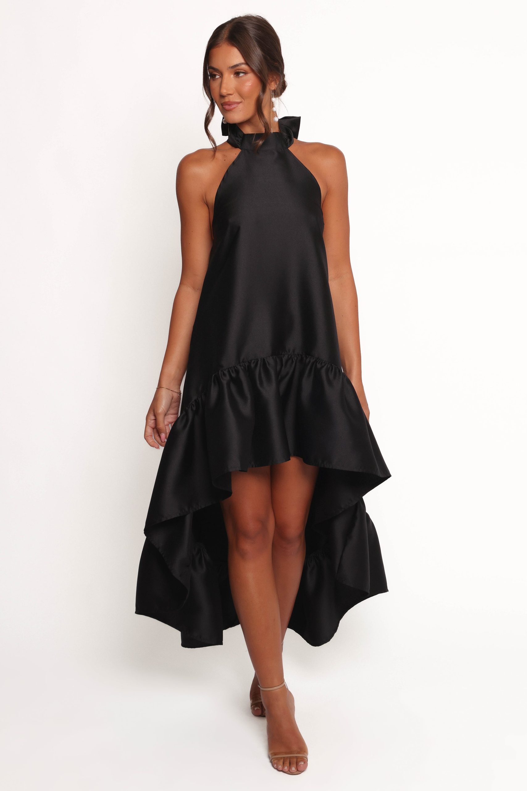 Soren Halterneck Midi Dress - Black - Image 2