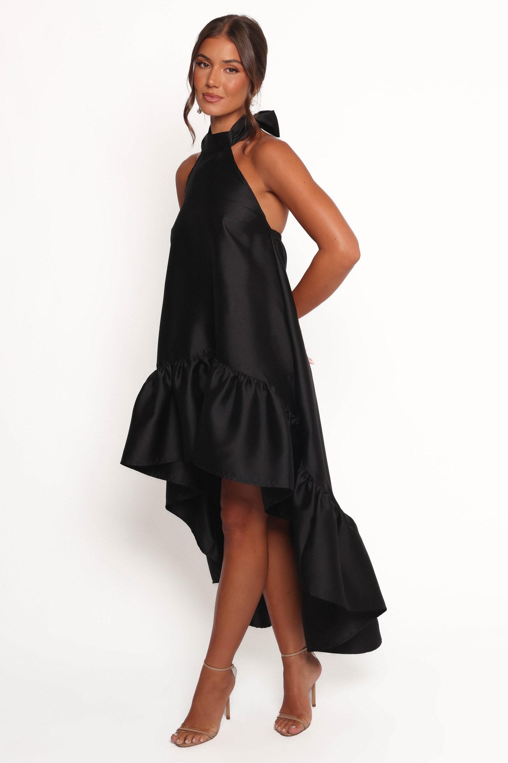 Soren Halterneck Midi Dress - Black - Image 4