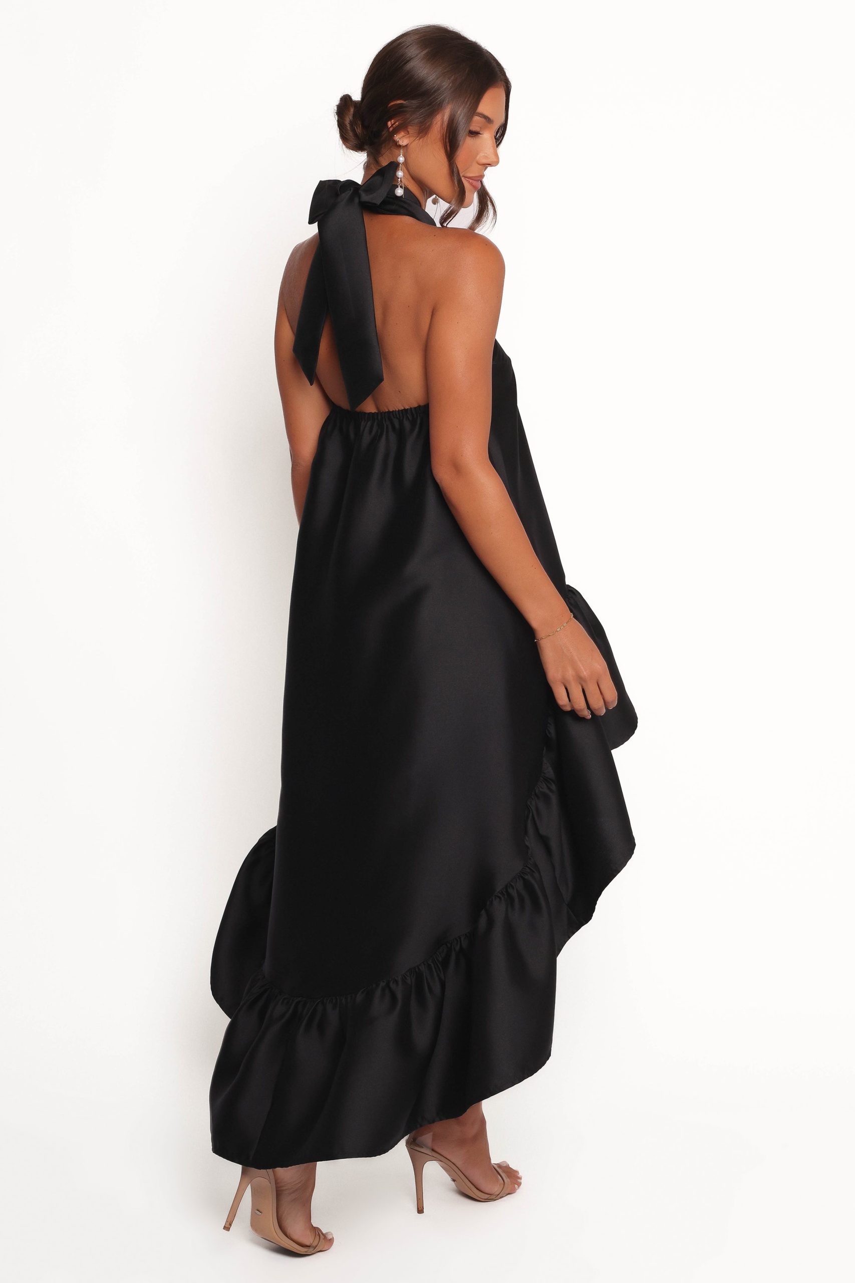 Soren Halterneck Midi Dress - Black - Image 5