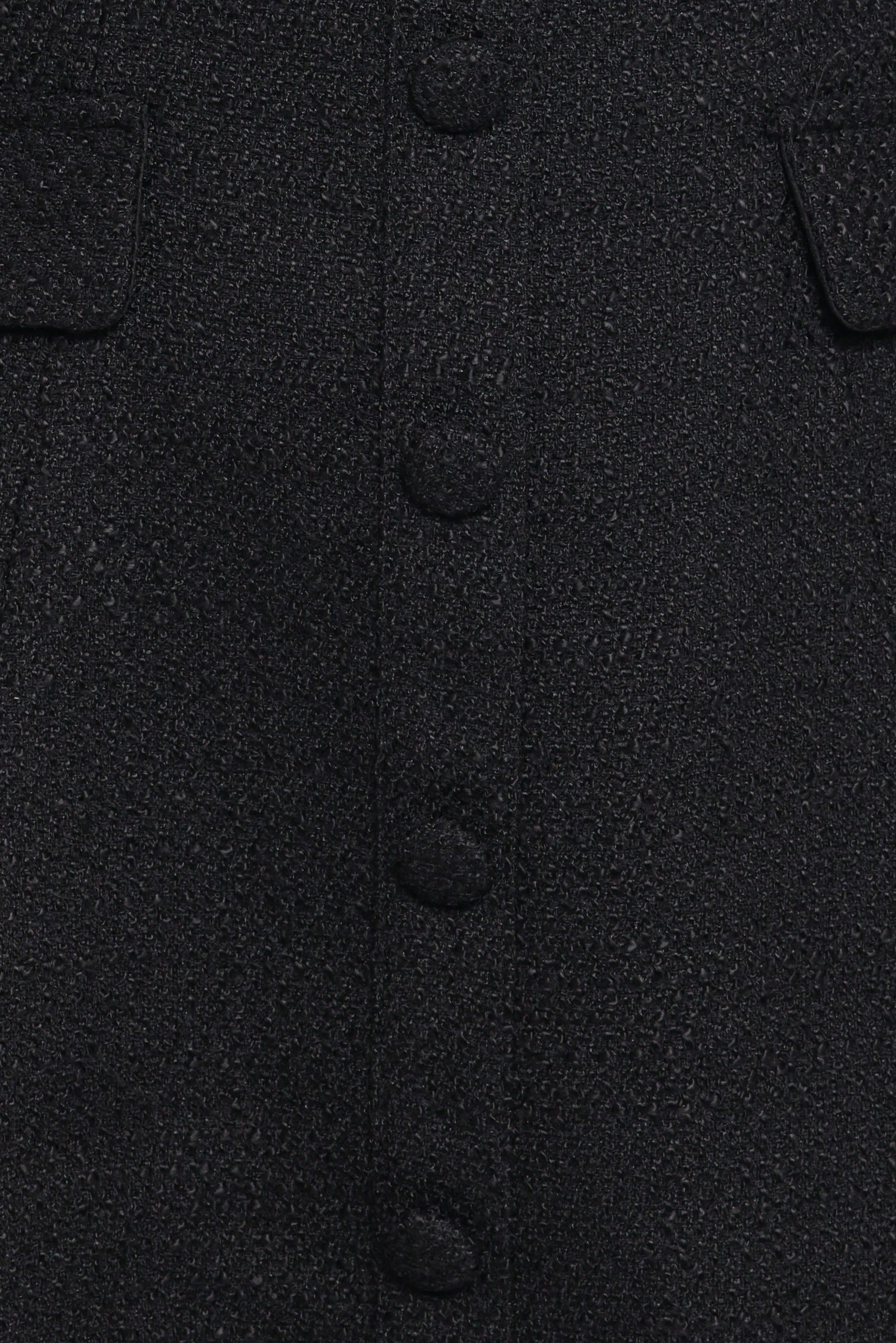 Sutton Mini Dress - Black Tweed - Image 6