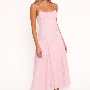 Talyn Midi Dress - Pink