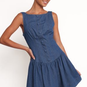 Tiziana Mini Dress - Indigo Denim