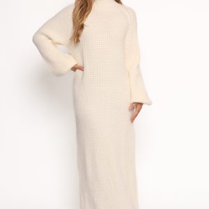 Tobin Knit Maxi Dress - Cream