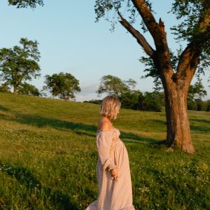 Torrie Maxi Dress - Brown Check