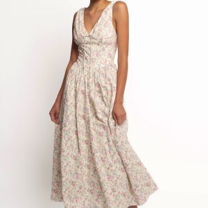 Veda Maxi Dress - Pink