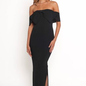 Venus Midi Dress - Black