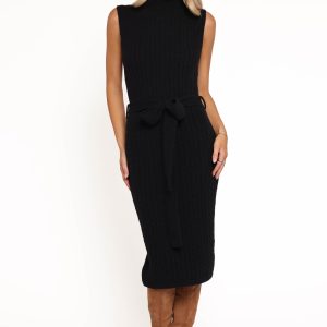 Wembley Midi Dress - Black