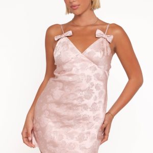 Winona Mini Dress - Champagne Pink