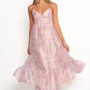 Xanthe Maxi Dress - Pink Floral