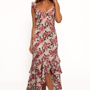 Zanie Maxi Dress - Rose Pink