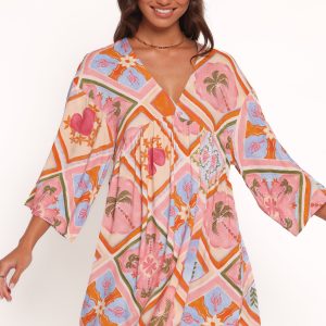 Zanna Mini Dress - Multi Tile