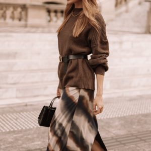 Katty Knit Sweater - Chocolate Brown