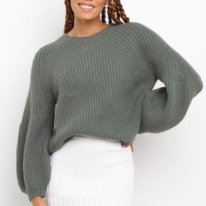 London Knit Sweater - Emerald