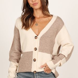 Millie Large Check Cardigan - Multi