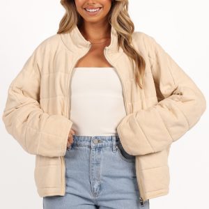 Alegra Quilted Jacket - Cream