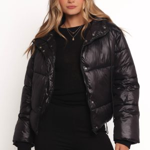 Archie Puffer Jacket - Black