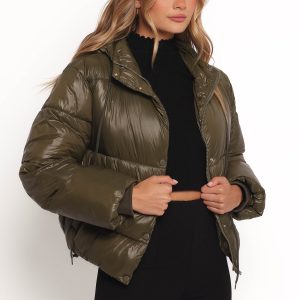 Archie Puffer Jacket - Olive